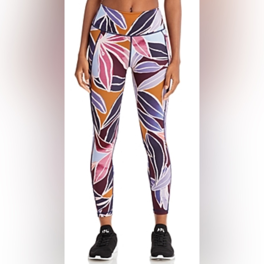 Sweaty Betty Super Sculpt Sustainable Yoga Leggings, Pink Drift Floral